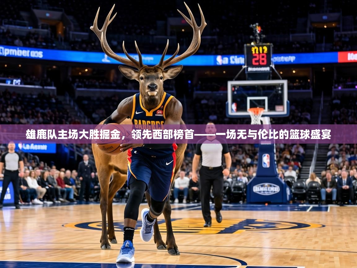 雄鹿队主场大胜掘金，领先西部榜首——一场无与伦比的篮球盛宴  第1张